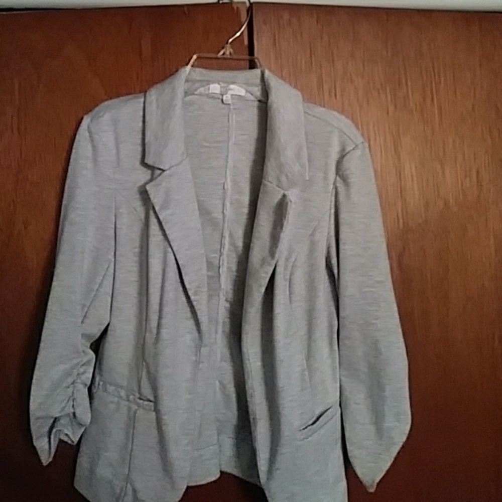 Grey womens blazer